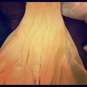 David’s bridal Beautiful yellow dress